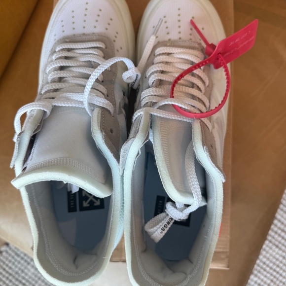 Nike Air Force 1 Low White Sneakers - Picture 7 of 10